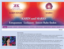 Tablet Screenshot of karinundmario.com